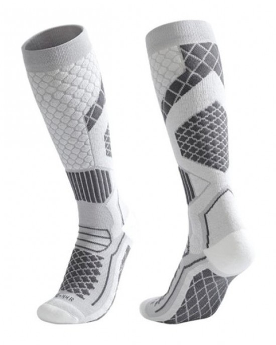 Thermal Ski Socks Reinforced Cold Weather Activity Breathable Cotton Blend Snowboarding
