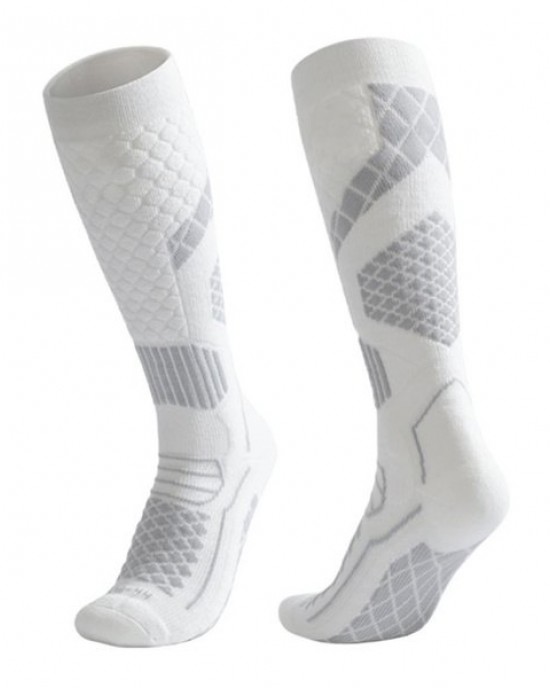 Thermal Ski Socks Reinforced Cold Weather Activity Breathable Cotton Blend Snowboarding