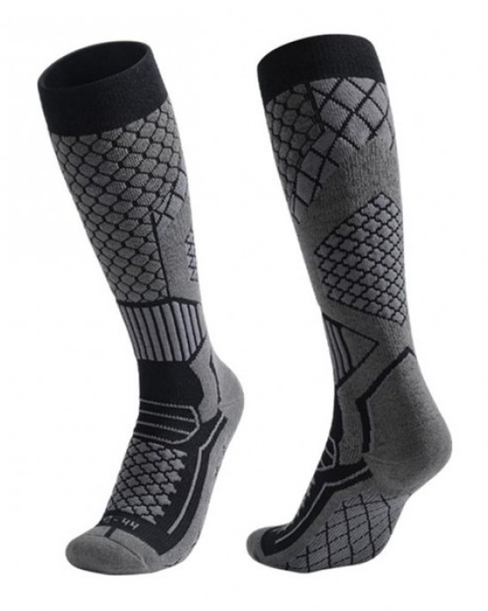 Thermal Ski Socks Reinforced Cold Weather Activity Breathable Cotton Blend Snowboarding