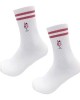 Embroidery Athletic Socks Cotton Fabric Middle Calf Design for Men and Women