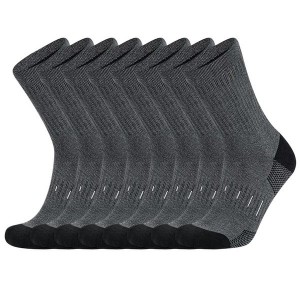 Men's Athletic Cushioned Crew Socks Sports Socks Breathable Ankle High Socks