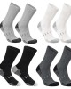 Men's Athletic Cushioned Crew Socks Sports Socks Breathable Ankle High Socks