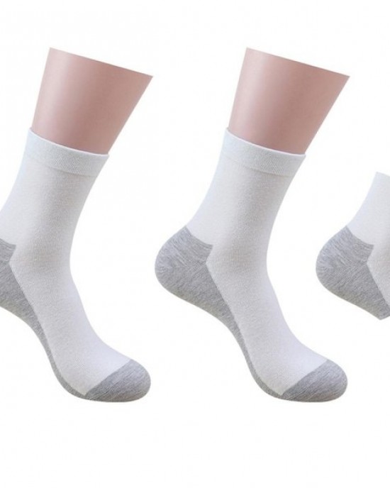 Soft Breathable Ankle Socks Mens Casual Sport Athletic Cotton Middle Tube Socks