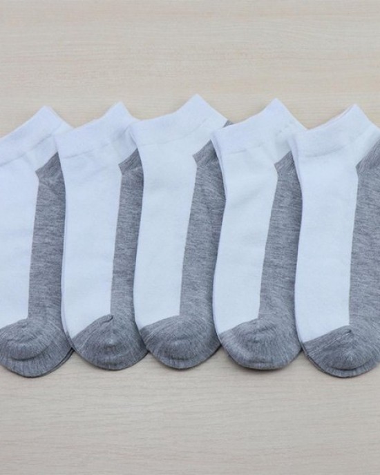 Soft Breathable Ankle Socks Mens Casual Sport Athletic Cotton Middle Tube Socks