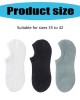 No Show Socks Breathable Low Cut Socks Antis Slip Invisible Liner Socks for Mens