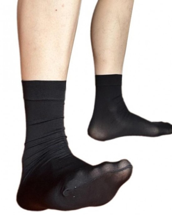 Men's Dress Socks Nylon Silk Socks Breathable Ankle Socks Casual Business Socks Soft