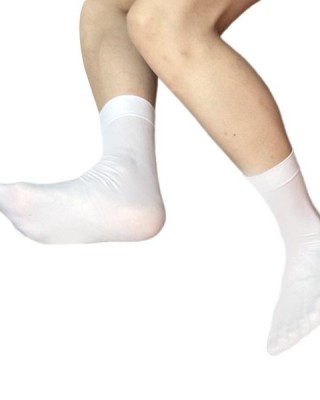 Men's Dress Socks Nylon Silk Socks Breathable Ankle Socks Casual Business Socks Soft