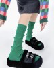 Womens Harajuku Cotton Crew Socks 3D Raised Point Cute Hedgehog Thorns Solid Color