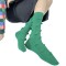 Womens Harajuku Cotton Crew Socks 3D Raised Point Cute Hedgehog Thorns Solid Color