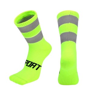Reflective Socks Cycling Bicycle Socks Men Novelty Cycling Socks Reflective Bike Socks