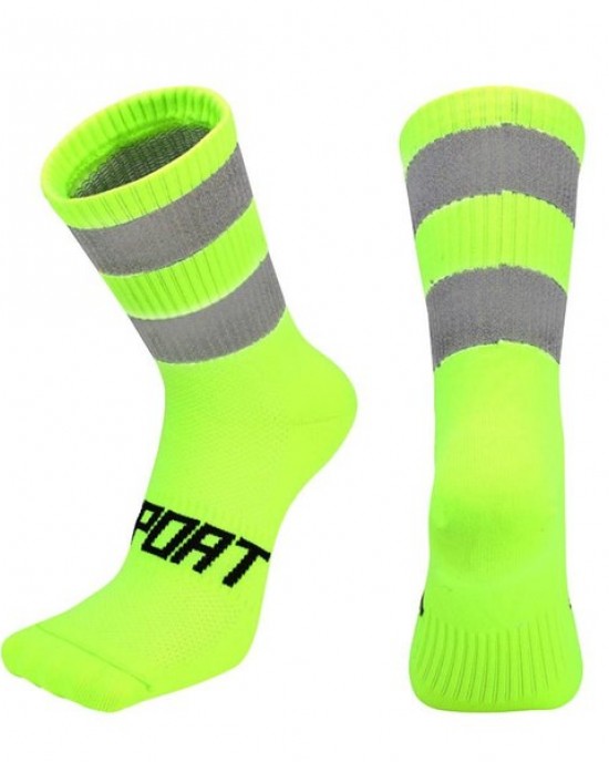 Reflective Socks Cycling Bicycle Socks Men Novelty Cycling Socks Reflective Bike Socks
