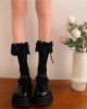 1 Pair Cotton Lace Ruffle Style Socks Boat Socks Breathable Cute Lolitas Socks 309a