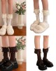 1 Pair Cotton Lace Ruffle Style Socks Boat Socks Breathable Cute Lolitas Socks 309a
