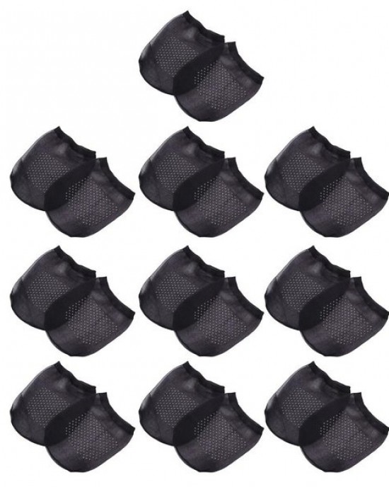 Breathable No Show Liner Socks with Silicone Grip Dots, Sheer Low Cut Summer Socks for