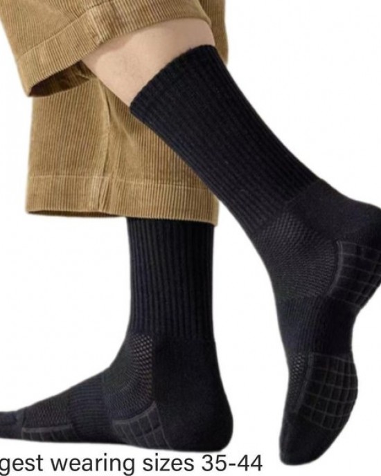 Athletic Running Socks Cushion Crews Socks Breathable Casual Ankle High Socks Outdoor
